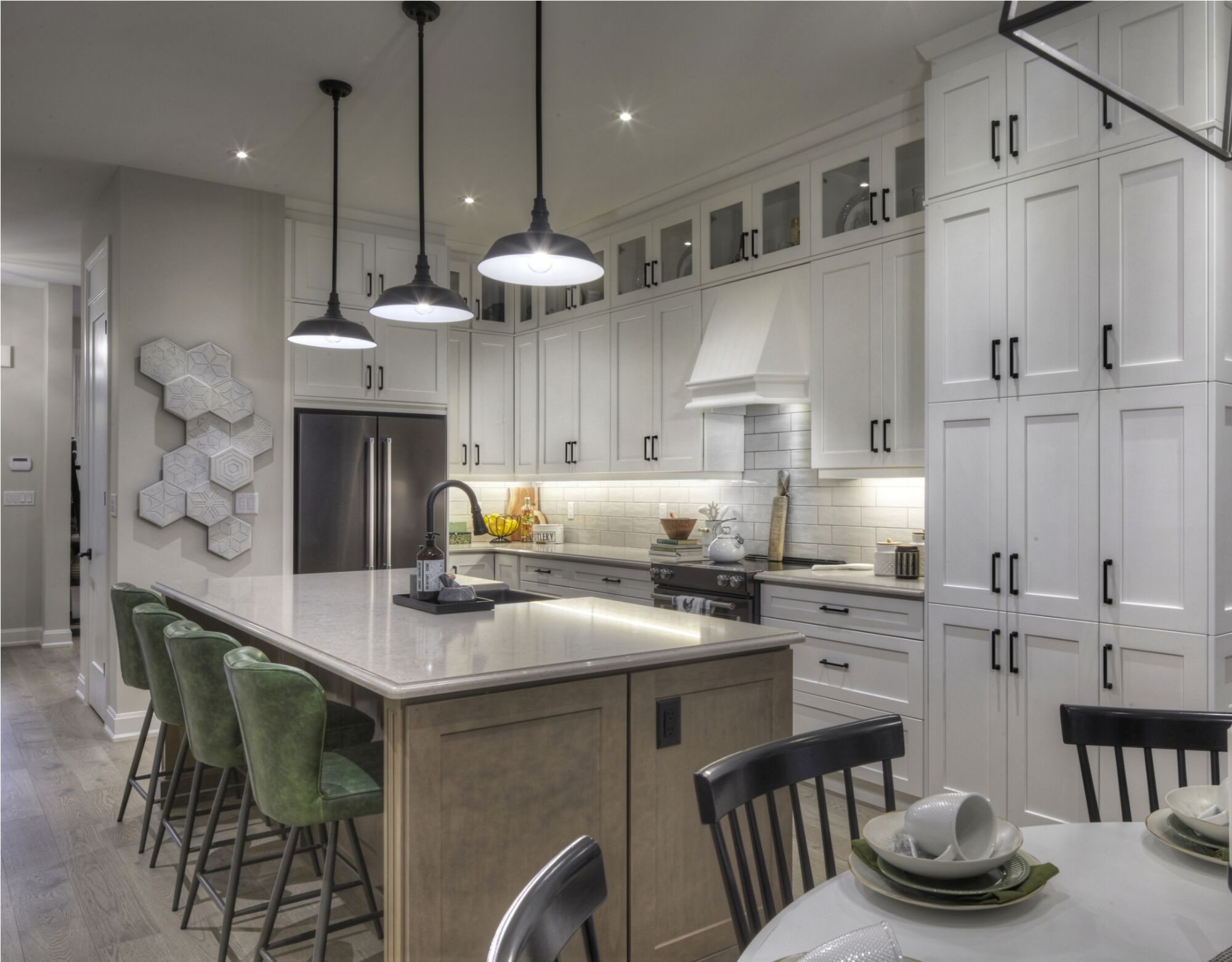 Spacious living room interior in Upper Joshua Creek Oakville home